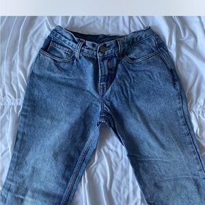 Classic Blue Flare Brandy Melville Low Waisted Quinn Jeans